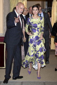 Empfang von Präsident Vizcarra zu Ehren der spanischen Royals in Madrid