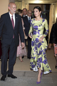 Empfang von Präsident Vizcarra zu Ehren der spanischen Royals in Madrid