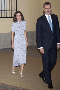 Empfang von Präsident Vizcarra zu Ehren der spanischen Royals in Madrid