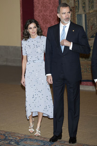 Empfang von Präsident Vizcarra zu Ehren der spanischen Royals in Madrid