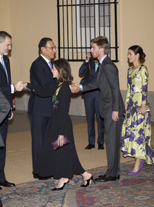 Empfang von Präsident Vizcarra zu Ehren der spanischen Royals in Madrid