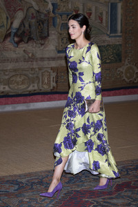 Empfang von Präsident Vizcarra zu Ehren der spanischen Royals in Madrid