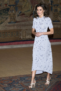 Empfang von Präsident Vizcarra zu Ehren der spanischen Royals in Madrid