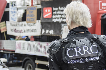 Demonstration gegen EU-Urheberrechtsreform in Berlin