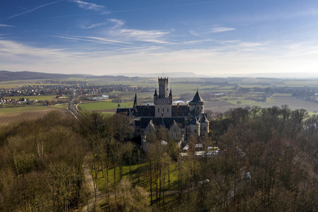Luftaufnahme der Marienburg bei Nordstemmen