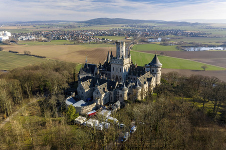 Luftaufnahme der Marienburg bei Nordstemmen