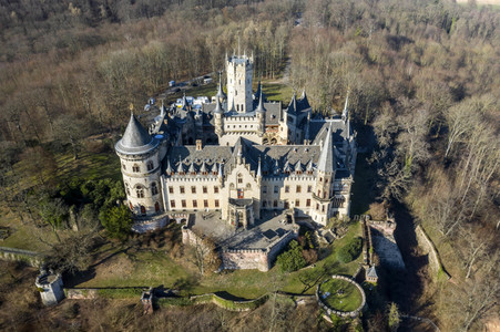 Luftaufnahme der Marienburg bei Nordstemmen