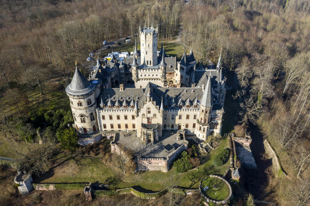 Luftaufnahme der Marienburg bei Nordstemmen