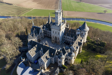 Luftaufnahme der Marienburg bei Nordstemmen