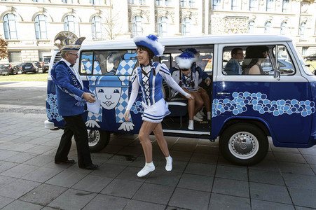 Rosenmontagsparty in der Staatskanzlei Hannover