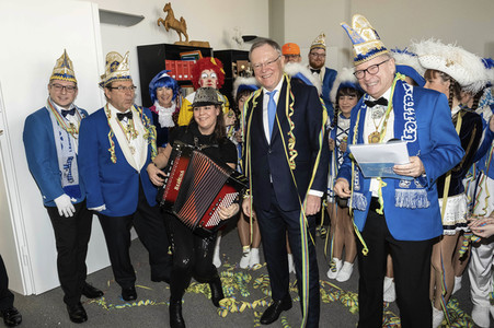 Rosenmontagsparty in der Staatskanzlei Hannover