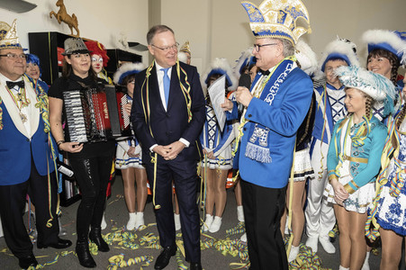 Rosenmontagsparty in der Staatskanzlei Hannover
