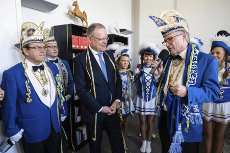 Rosenmontagsparty in der Staatskanzlei Hannover