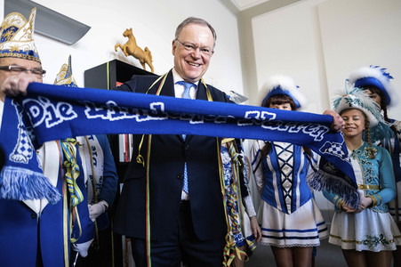 Rosenmontagsparty in der Staatskanzlei Hannover