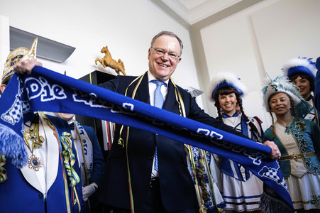 Rosenmontagsparty in der Staatskanzlei Hannover