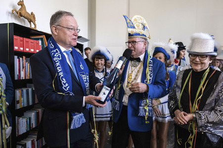 Rosenmontagsparty in der Staatskanzlei Hannover