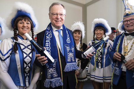 Rosenmontagsparty in der Staatskanzlei Hannover