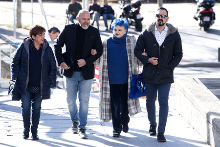 Gerichtsverhandlung von Lucia Bosè in Madrid