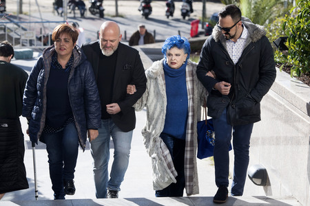 Gerichtsverhandlung von Lucia Bosè in Madrid