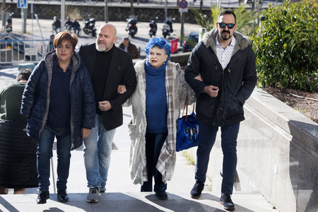 Gerichtsverhandlung von Lucia Bosè in Madrid