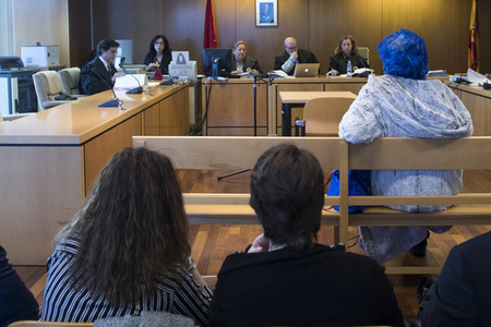 Gerichtsverhandlung von Lucia Bosè in Madrid
