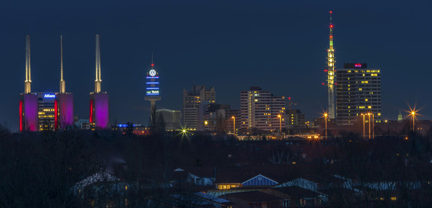 Die Skyline von Hannover