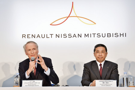 Pressekonferenz der Renault-Nissan-Mitsubishi Motors Corporation in Yokohama