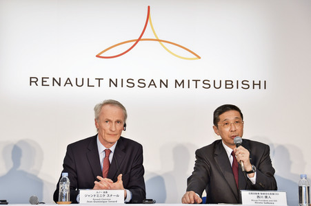 Pressekonferenz der Renault-Nissan-Mitsubishi Motors Corporation in Yokohama