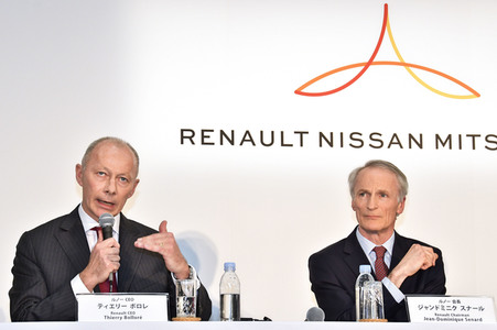 Pressekonferenz der Renault-Nissan-Mitsubishi Motors Corporation in Yokohama