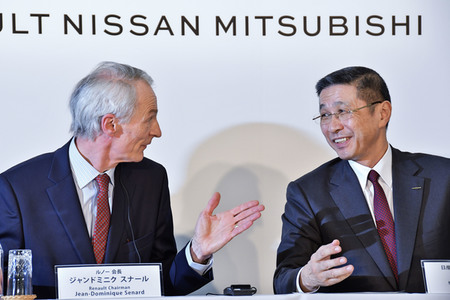 Pressekonferenz der Renault-Nissan-Mitsubishi Motors Corporation in Yokohama