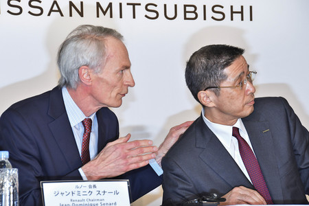 Pressekonferenz der Renault-Nissan-Mitsubishi Motors Corporation in Yokohama