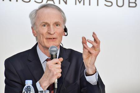Pressekonferenz der Renault-Nissan-Mitsubishi Motors Corporation in Yokohama