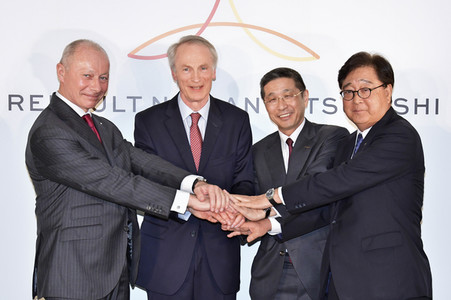 Pressekonferenz der Renault-Nissan-Mitsubishi Motors Corporation in Yokohama