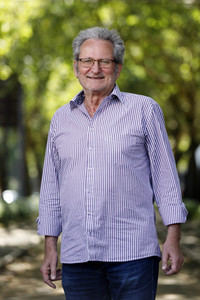 Fotoshooting mit Werner Rügemer in Köln