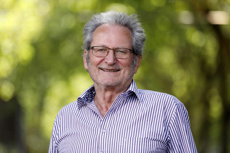 Fotoshooting mit Werner Rügemer in Köln