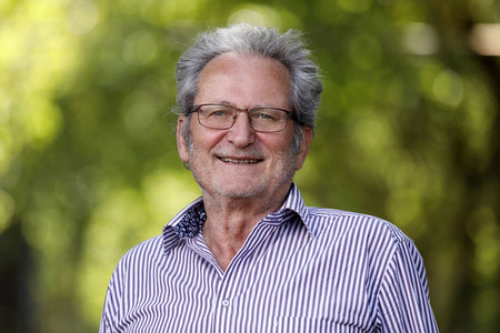 Fotoshooting mit Werner Rügemer in Köln