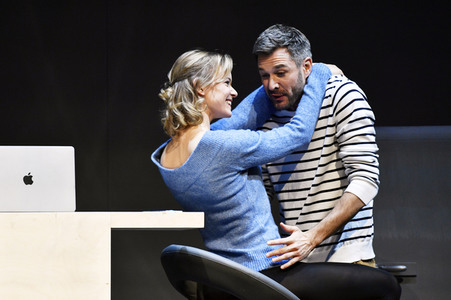 Theaterprobe 'Monsieur Pierre geht online' in Berlin