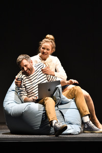 Theaterprobe 'Monsieur Pierre geht online' in Berlin