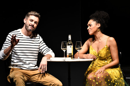 Theaterprobe 'Monsieur Pierre geht online' in Berlin