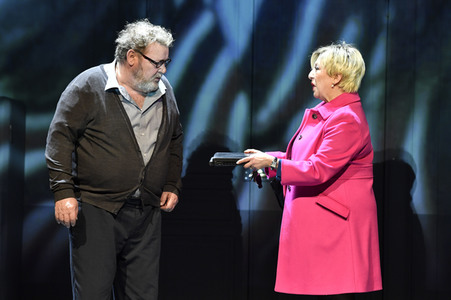 Theaterprobe 'Monsieur Pierre geht online' in Berlin