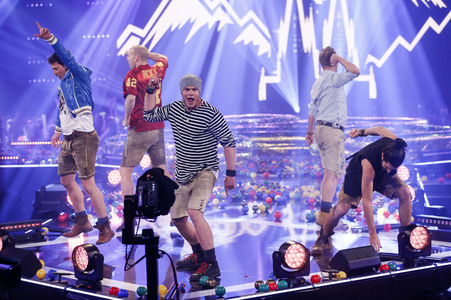 TV-Show 'Alle singen Kaiser - das große Schlagerfest' in Leipzig