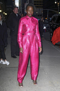 Lupita Nyong'o bei 'The Late Show with Stephen Colbert' in New York