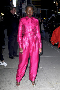 Lupita Nyong'o bei 'The Late Show with Stephen Colbert' in New York