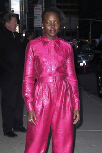 Lupita Nyong'o bei 'The Late Show with Stephen Colbert' in New York