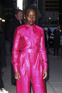 Lupita Nyong'o bei 'The Late Show with Stephen Colbert' in New York
