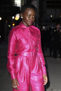 Lupita Nyong'o bei 'The Late Show with Stephen Colbert' in New York