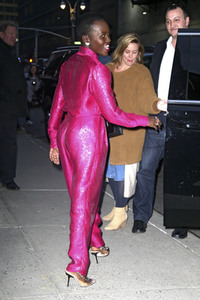 Lupita Nyong'o bei 'The Late Show with Stephen Colbert' in New York