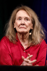 Annie Ernaux und Hannelore Hoger auf der lit.Cologne 2019 in Köln