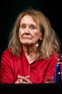 Annie Ernaux und Hannelore Hoger auf der lit.Cologne 2019 in Köln