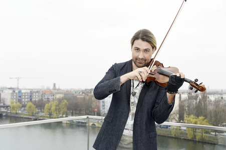 Fototermin mit David Garrett in Berlin